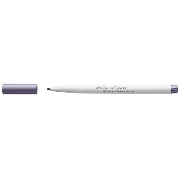 Feutre - Violet - 536 - Indélébile - Pointe 1,5mm - Tous supports - Faber-Castell Goldfaber creative marker