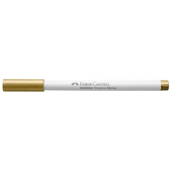 photo-Feutre - Or - 550 - Indélébile - Pointe pinceau - Tous supports - Faber-Castell Goldfaber creative marker