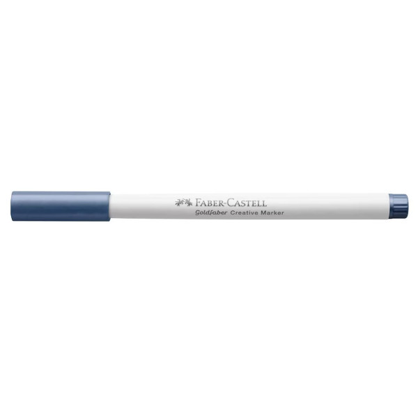 photo-Feutre - Bleu marine - 553 - Indélébile - Pointe pinceau - Tous supports - Faber-Castell Goldfaber creative marker