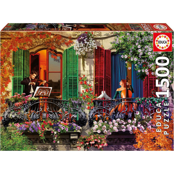 photo-Puzzle - La sérénade - Musiciens - 1500 pièces - Adulte - Dès 14 ans - 85x60cm - Educa