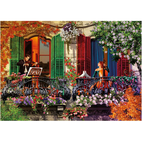 Puzzle - La sérénade - Musiciens - 1500 pièces - Adulte - Dès 14 ans - 85x60cm - Educa