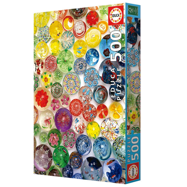 Puzzle - Billes fantaisies - 500 pièces - Dès 11 ans - 34x48cm - Educa
