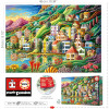 Puzzle - Le port caché coloré - 500 pièces - Dès 11 ans - 48x34cm - Educa