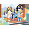 Puzzle - Bluey - 100 pièces - Pièces en bois - Dès 5/6 ans - 36x26cm - Educa