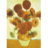Puzzles - Tableaux Van Gogh - Les tournesols - Terrasse café du soir - 2x1000 pièces - Dès 14ans