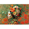 Puzzle - Portrait floral artistique - Femme aux fleurs - 1000 pièces - Dès 14 ans - Educa