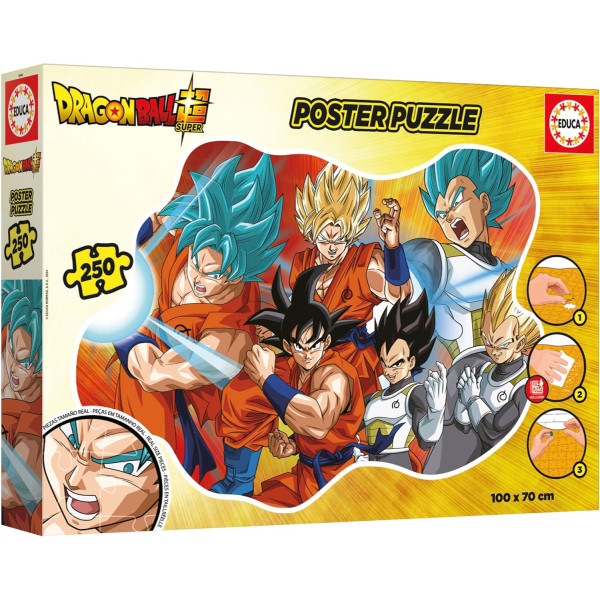 Puzzle - Dragon Ball Z - 250 pièces - 100x70cm - Dès 8 ans - Educa