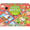 photo-Jeu de société - Puzzle battle junior - Dès 4 ans - 16 puzzles de 9 pièces - Educa