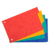 Intercalaires - Pour petit classeur - 4 positions - 100x150mm - Carton rigide - Exacompta