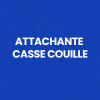 Chaussettes - Femme - Bleu avec paillettes - Attachante - Casse couille - Taille 36/42 - Humour - Cadeau