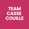 Chaussettes - Femme - Rose avec paillettes - Team casse couille - Taille 36/42 - Humour - Cadeau