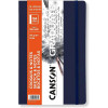 photo-Carnet - Croquis et notes - 14x21,6cm - 184 pages - 90g - Couverture souple - Bleu - Canson Graduate