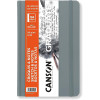 photo-Carnet - Croquis et notes - 14x21,6cm - 184 pages - 90g - Couverture rigide - Gris clair - Canson Graduate