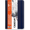 photo-Carnet - Croquis et notes - 14x21,6cm - 184 pages - 90g - Couverture rigide - Bleu - Canson Graduate