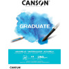 phoot-Bloc - Aquarelle - A3 - 20 feuilles - 250g - Grain fin - Canson Graduate