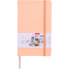 photo-Carnet - Dessin - Bullet journal - 13 x 21 cm - Pêche - 64 feuilles pointillées - Bruynzeel