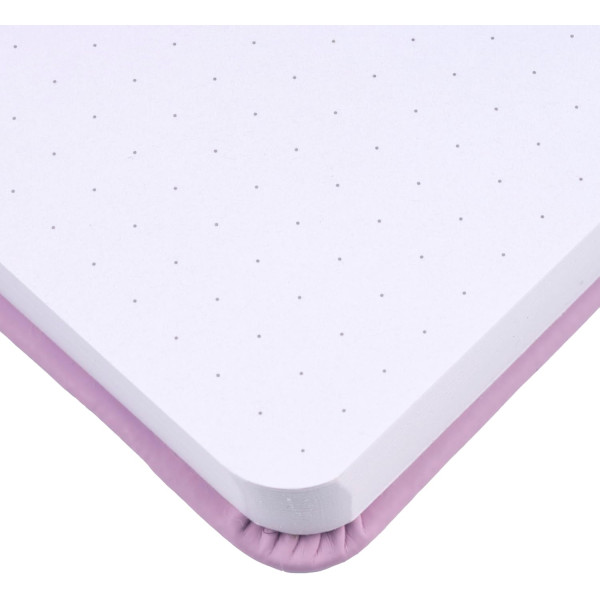 Carnet - Dessin - Bullet journal - 13 x 21 cm - Violet - 64 feuilles pointillées - Bruynzeel