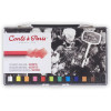 photo-Carrés couleur - Coffret de 12 couleurs - Texture douce - Esquisse - Conté à Paris