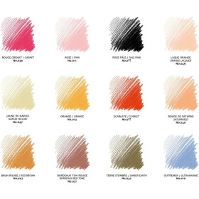 Carrés couleur - Coffret de 12 couleurs - Pour portrait - Esquisse - Conté à Paris