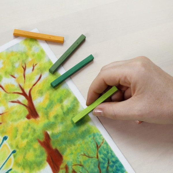 Carrés couleur - Coffret de 12 couleurs - Pour paysage - Esquisse - Conté à Paris