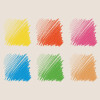 Crayons pastel - Assortiment 6 couleurs vives - Dessin - Beaux-arts - Conté à Paris