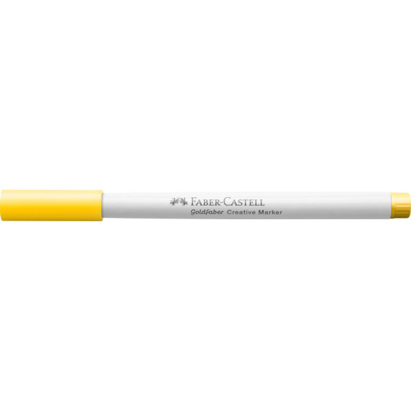 photo-Feutre - Jaune - 507 - Indélébile - Pointe pinceau - Tous supports - Faber-Castell Goldfaber creative marker