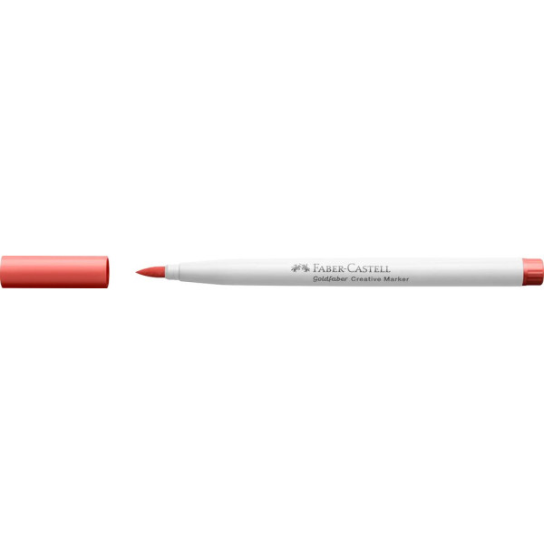 Feutre - Rose - 521 - Indélébile - Pointe pinceau - Tous supports - Faber-Castell Goldfaber creative marker
