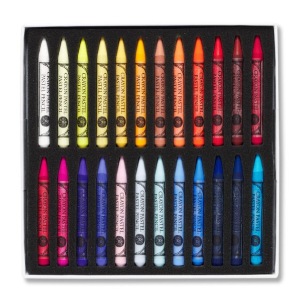 Demi-crayons pastels - Boite de 48 couleurs - 7cm longueur - Sennelier