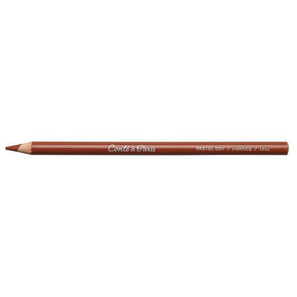 photo-Crayon pastel - Brun rouge - 007 - Dessin - Beaux-arts - Conté à Paris