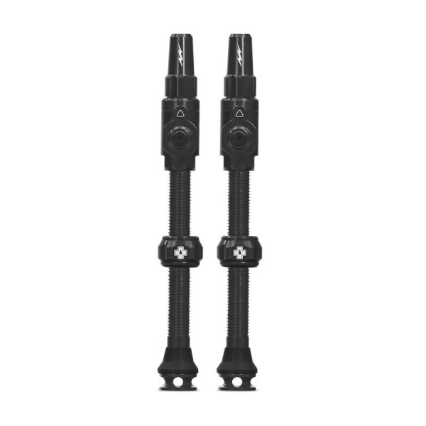 photo-Valves - Tubeless - Big Bore Lite - Noir - XL - Pour gonflage maximal - Vélo - VTT - Muc-Off