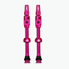 photo-Valves - Tubeless - Big Bore Lite - Rose - XL - Pour gonflage maximal - Vélo - VTT - Muc-Off