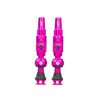 photo-Valves - Tubeless - Big Bore Lite - Rose - Small - Pour gonflage maximal - Vélo - VTT - Muc-Off