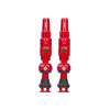 photo-Valves - Tubeless - Big Bore Lite - Rouge - Small - Pour gonflage maximal - Vélo - VTT - Muc-Off