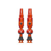 photo-Valves - Tubeless - Big Bore Lite - Orange - Small - Pour gonflage maximal - Vélo - VTT - Muc-Off