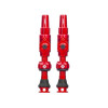 photo-Valves - Tubeless - Big Bore Lite - Rouge - Médium - Pour gonflage maximal - Vélo - VTT - Muc-Off