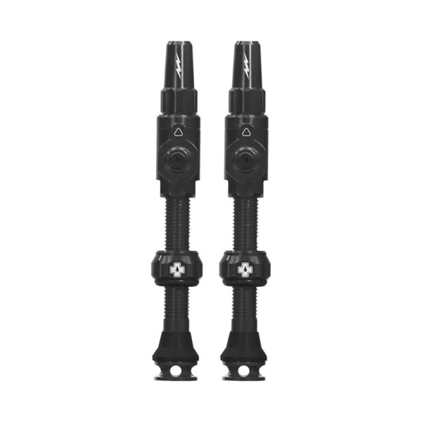 photo-Valves - Tubeless - Big Bore Lite - Noir - Large - Pour gonflage maximal - Vélo - VTT - Muc-Off