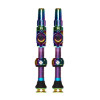 photo-Valves - Tubeless - Big Bore Lite - Irisdescent - Large - Pour gonflage maximal - Vélo - VTT - Muc-Off