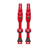 photo-Valves - Tubeless - Big Bore Lite - Rouge - Large - Pour gonflage maximal - Vélo - VTT - Muc-Off