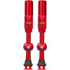 photo-Valves - Tubeless - Big Bore Hybrid - Rouge - Large - Pour gonflage maximal - Vélo - VTT - Muc-Off