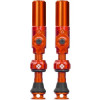 photo-Valves - Tubeless - Big Bore Hybrid - Orange - Small - Pour gonflage maximal - Vélo - VTT - Muc-Off