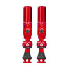 photo-Valves - Tubeless - Big Bore Hybrid - Rouge - Small - Pour gonflage maximal - Vélo - VTT - Muc-Off