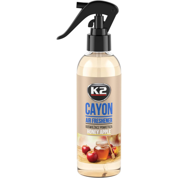 phoot-Désodorisant - Parfum pomme miel - Intérieur - Voiture - Spray 250ml - K2