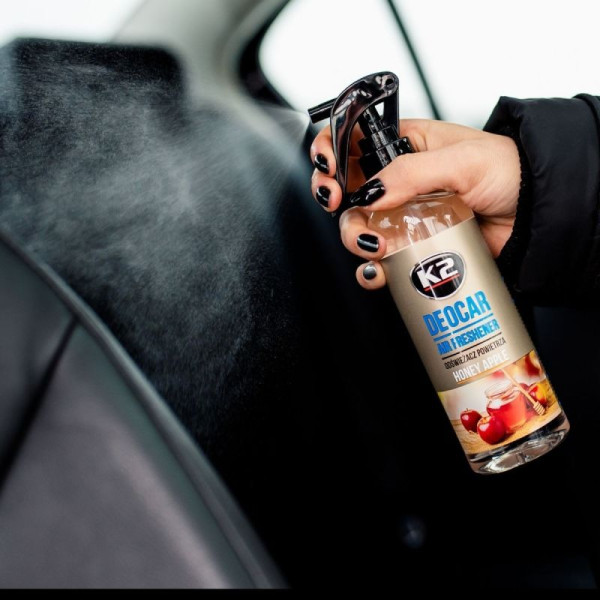 Désodorisant - Parfum pomme miel - Intérieur - Voiture - Spray 250ml - K2