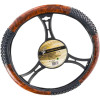 photo-Protection pour volant de voiture - Aspect bois - Diamètre 37/39cm - Grip ergonomique