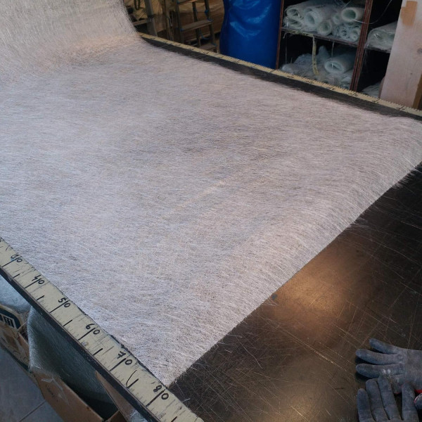 Mat de verre - 450g - Fibres de verre - S'utilise avec résines - Réparation - 1m² - YACHTCARE