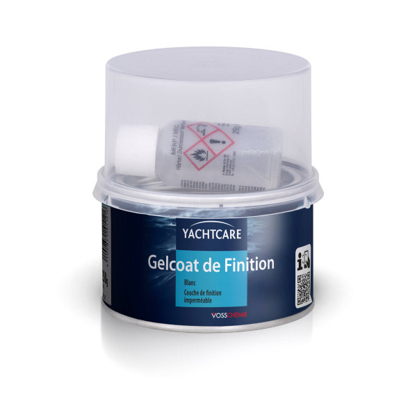 photo-Gelcoat de finition - Polyester sans styrène - Durcisseur inclus - Pot 250g - YACHTCARE