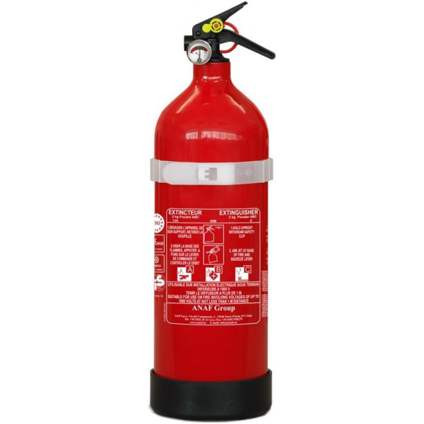 photo-Extincteur - BB2NF - ANAF Group - Feux de classe A, B et C - A poudre - 2kg