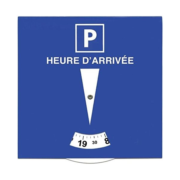 photo-Disque de stationnement européen - Disque bleu - Stationnement - 15x15cm