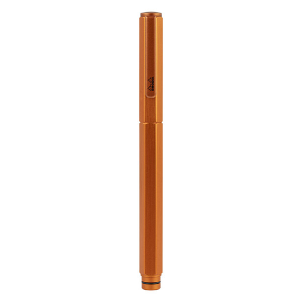 Stylo à plume - Alu - Orange - Plume iridium extra-fine - Rechargeable - Rhodia scRipt