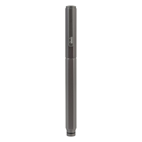Stylo à plume - Alu - Titane - Plume iridium moyenne - Rechargeable - Rhodia scRipt